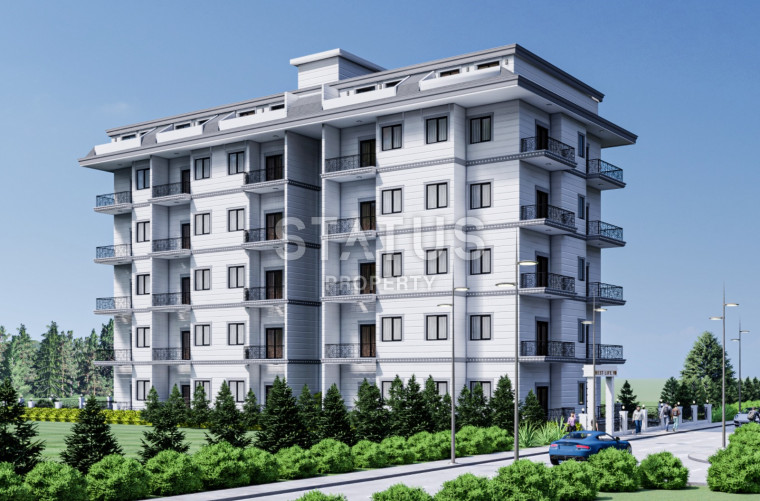 Новый проект на стадии строительства, в районе Махмутлар, от 48-50 кв.м. фото 1