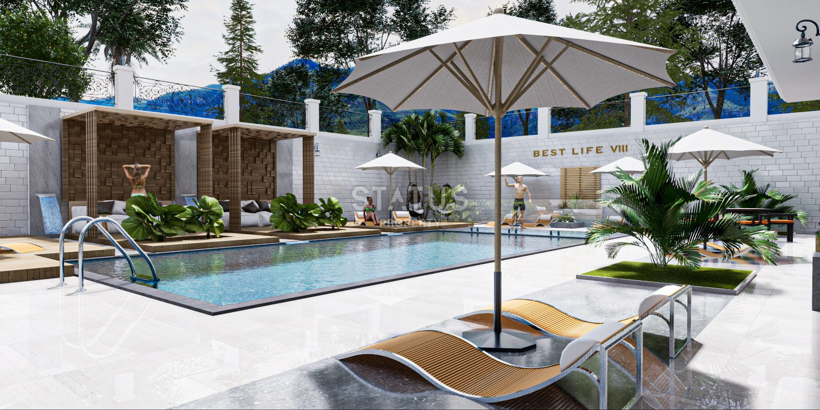 Новый проект на стадии строительства, в районе Махмутлар, от 48-50 кв.м. фото 6