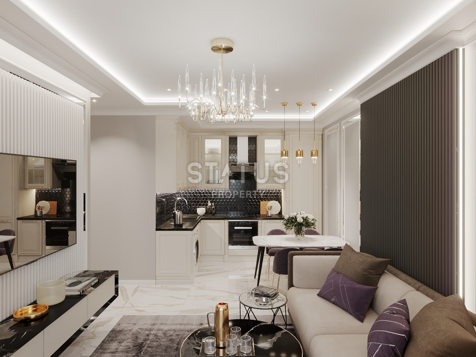 Новый проект на стадии строительства, в районе Махмутлар, от 48-50 кв.м. фото 12