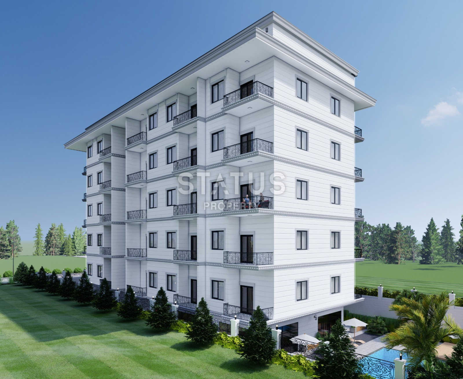 Новый проект на стадии строительства, в районе Махмутлар, от 48-50 кв.м. фото 18