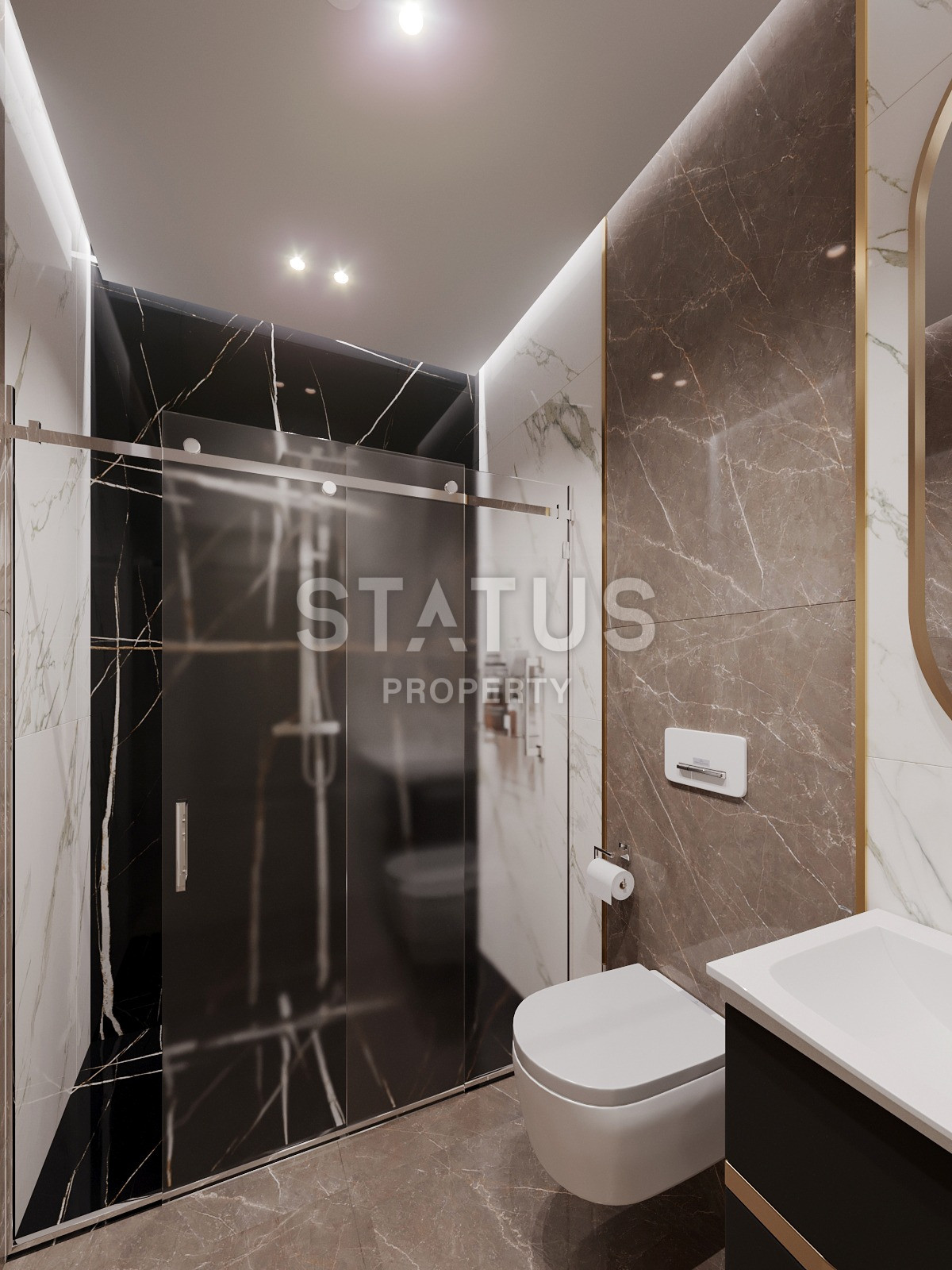 Новый проект на стадии строительства, в районе Махмутлар, от 48-50 кв.м. фото 19