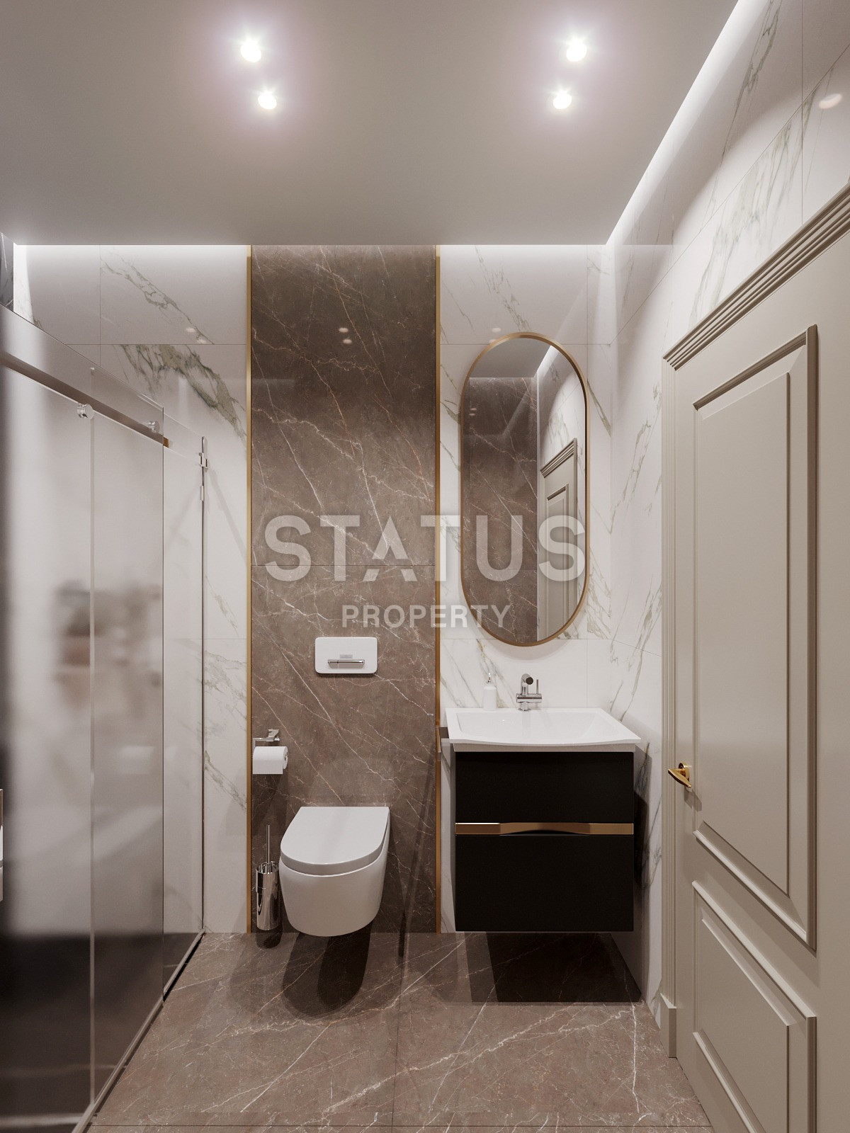 Новый проект на стадии строительства, в районе Махмутлар, от 48-50 кв.м. фото 20