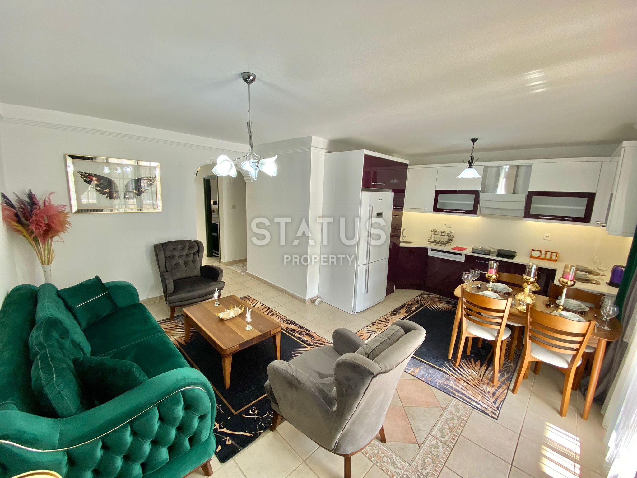 Апартаменты 2+1 на первой береговой линии в районе Махмутлар, 100 кв.м. фото 4