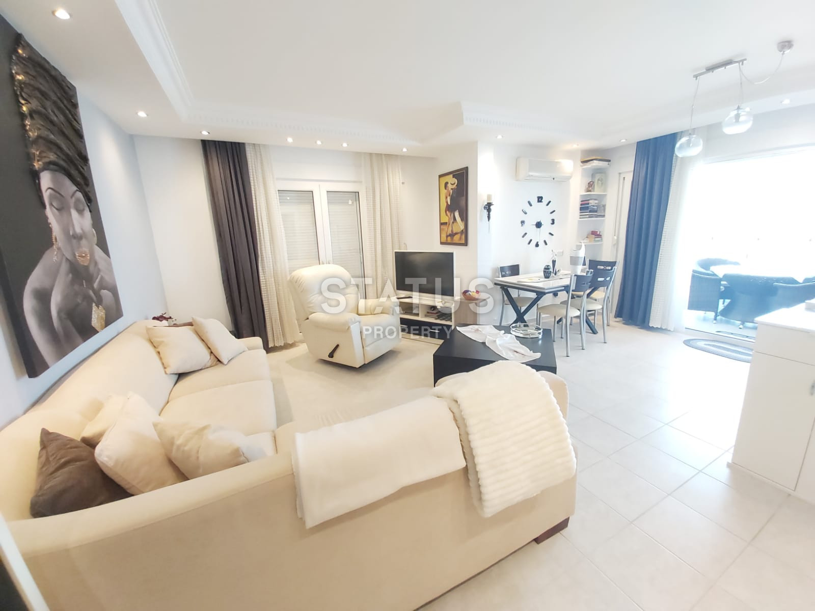 Excellent offer of a three-room apartment in the European region Oba, furniture+appliances фото 3