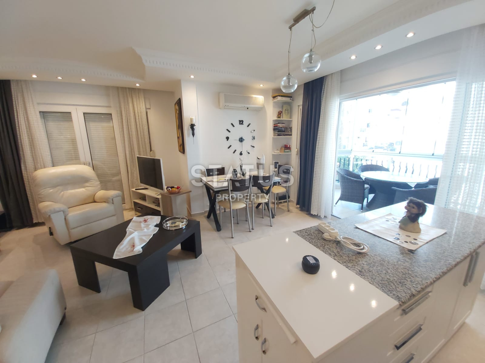 Excellent offer of a three-room apartment in the European region Oba, furniture+appliances фото 4