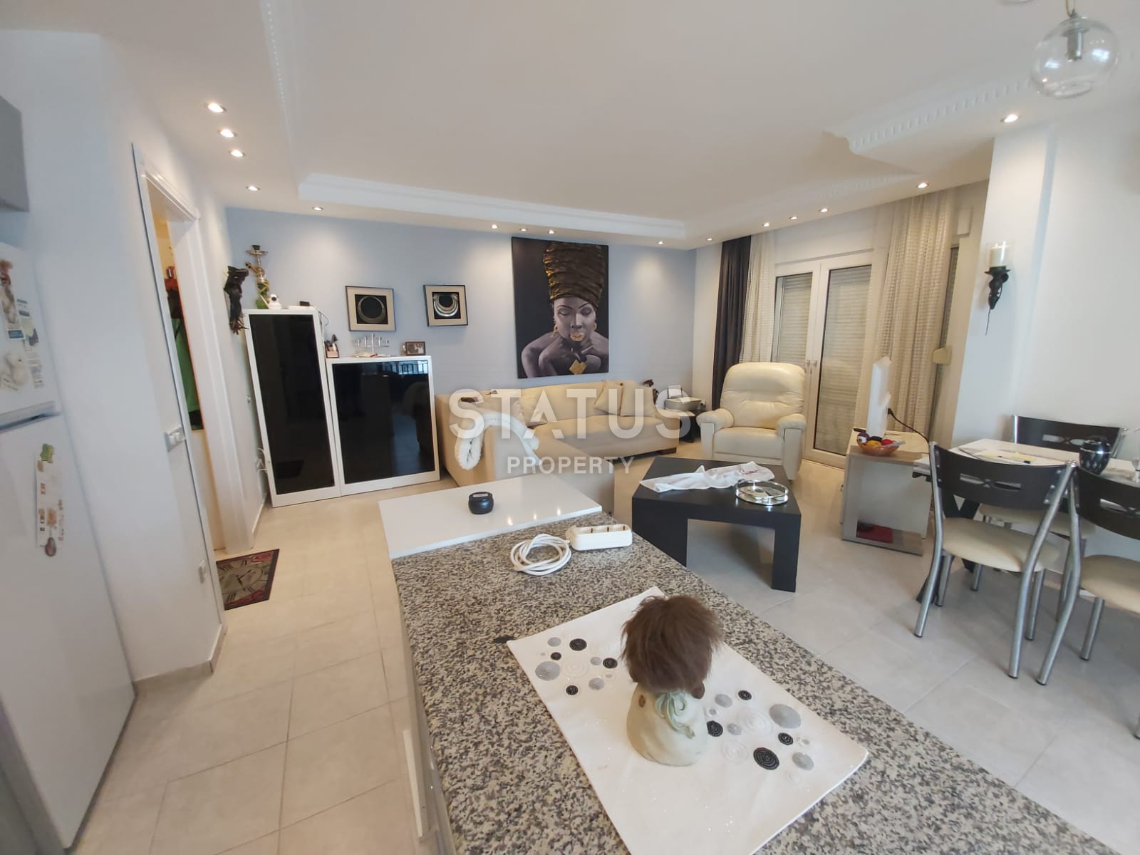 Excellent offer of a three-room apartment in the European region Oba, furniture+appliances фото 22