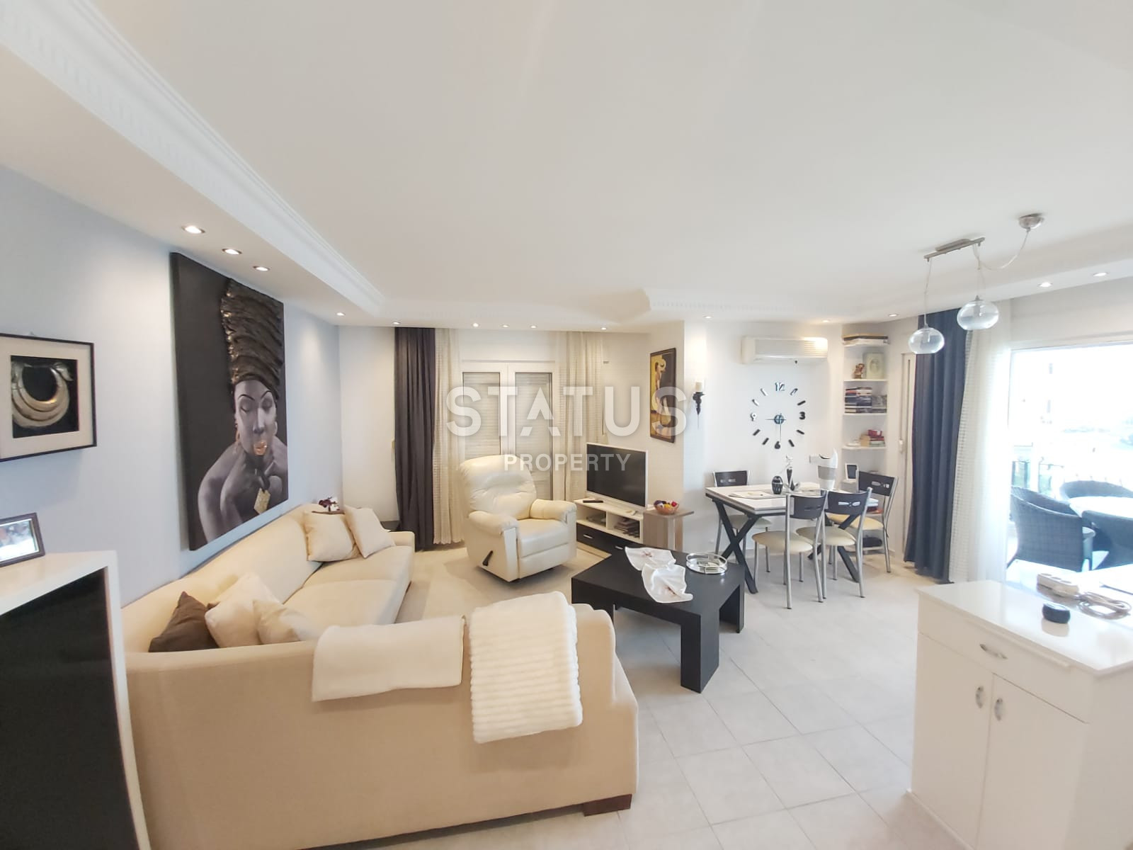 Excellent offer of a three-room apartment in the European region Oba, furniture+appliances фото 24