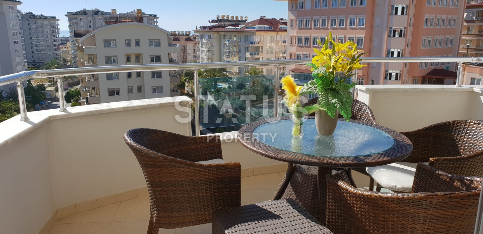 Прекрасная меблированная квартира 1+1 в районе Джикджилли, 75 кв. м. фото 10