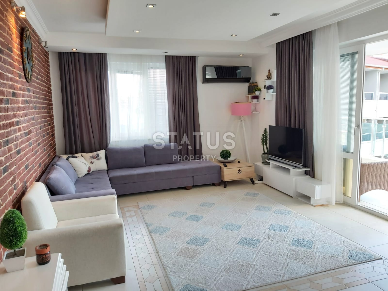 Квартира 2+1, в 200 метрах от моря в районе Тосмур, 115 кв.м. фото 36