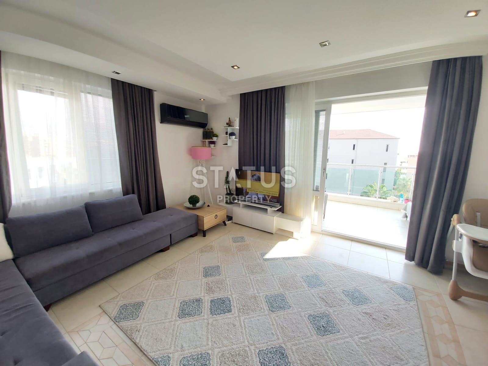 Квартира 2+1, в 200 метрах от моря в районе Тосмур, 115 кв.м. фото 42