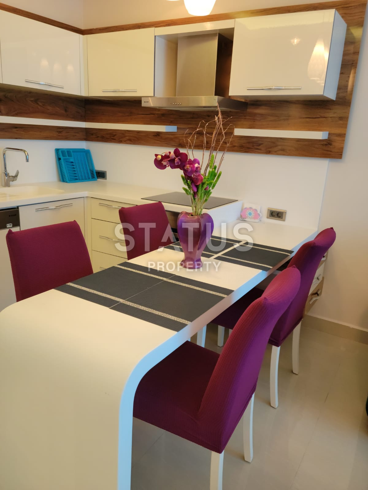 Апартаменты 1+1 с видом на море в элитном комплексе, 70 м2. Махмутлар, Алания. фото 3