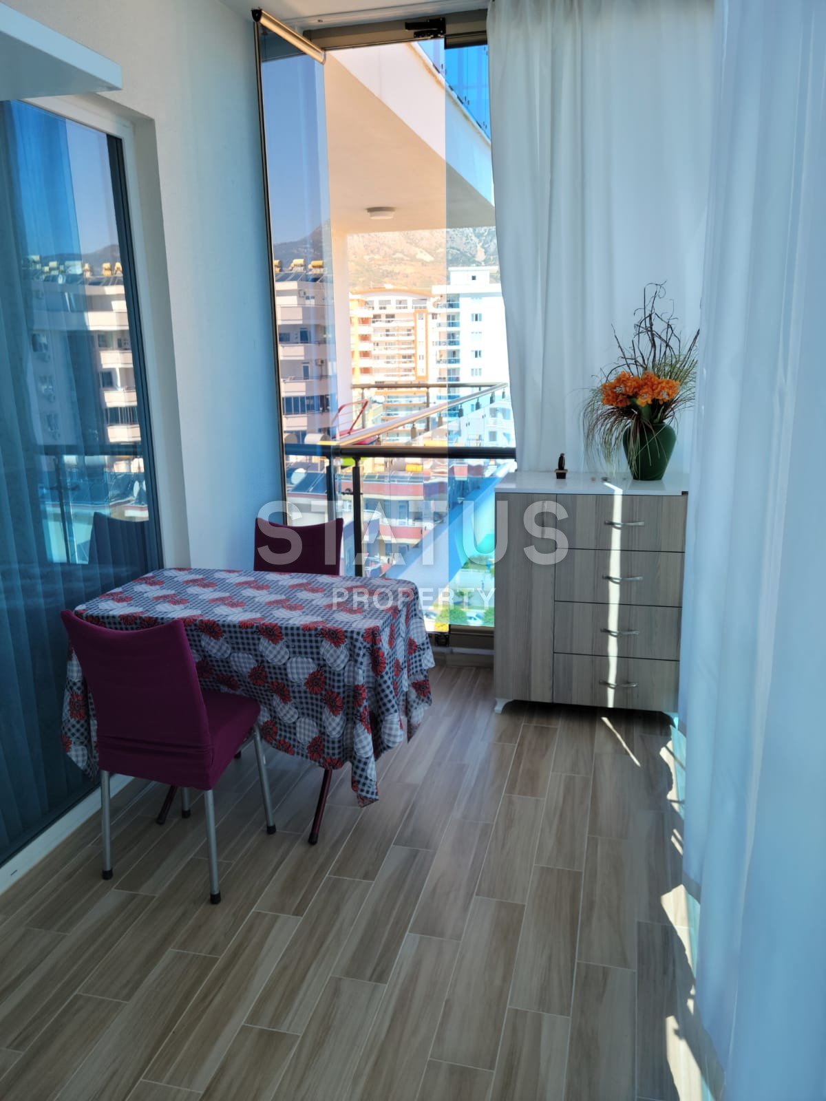 Апартаменты 1+1 с видом на море в элитном комплексе, 70 м2. Махмутлар, Алания. фото 9