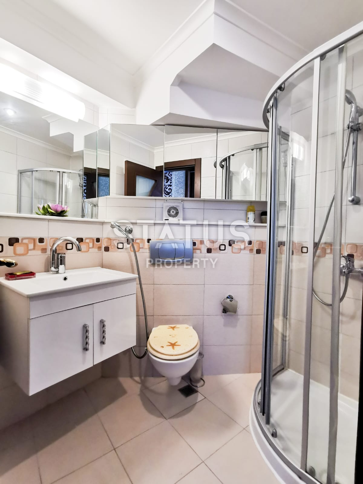 Пентхаус с шикарным видом на море в элитном комплексе вилл, 200 м до моря в Авсалларе, 140 кв м фото 5