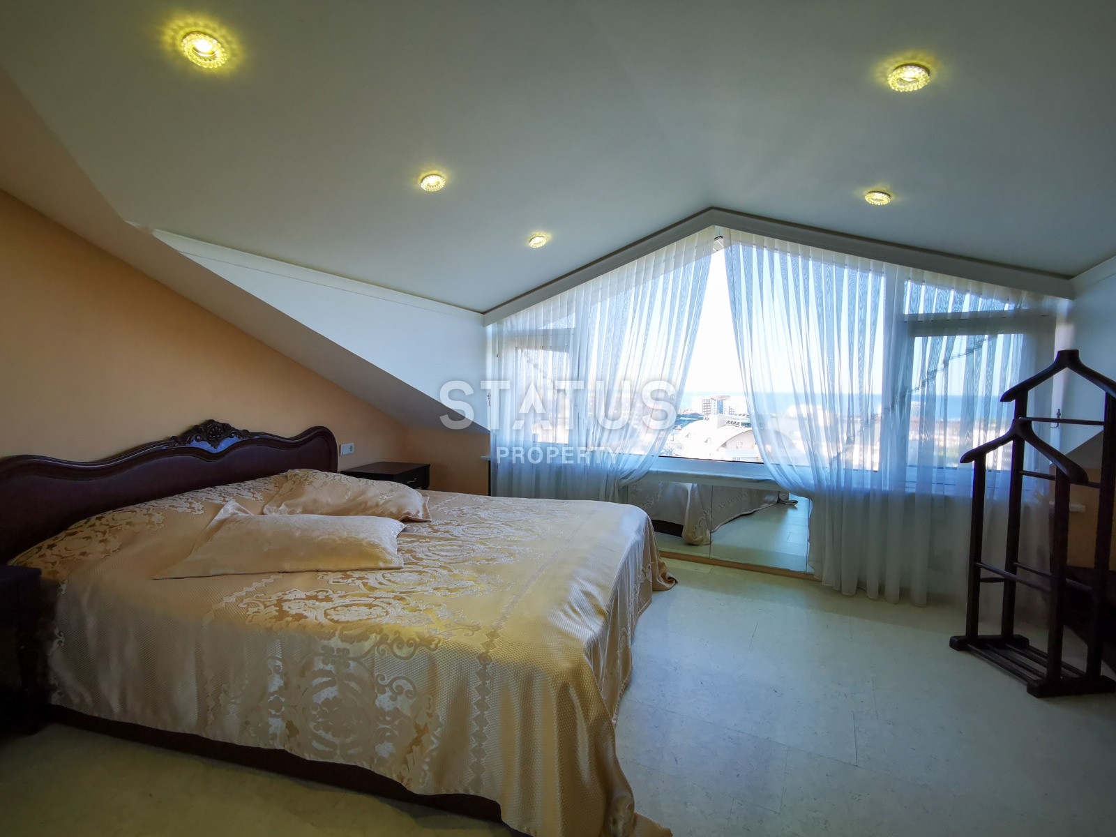 Пентхаус с шикарным видом на море в элитном комплексе вилл, 200 м до моря в Авсалларе, 140 кв м фото 12