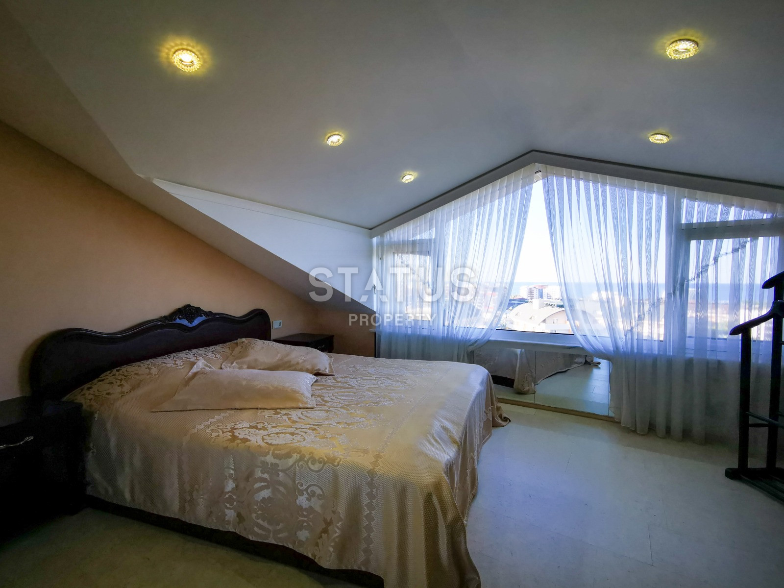 Пентхаус с шикарным видом на море в элитном комплексе вилл, 200 м до моря в Авсалларе, 140 кв м фото 13