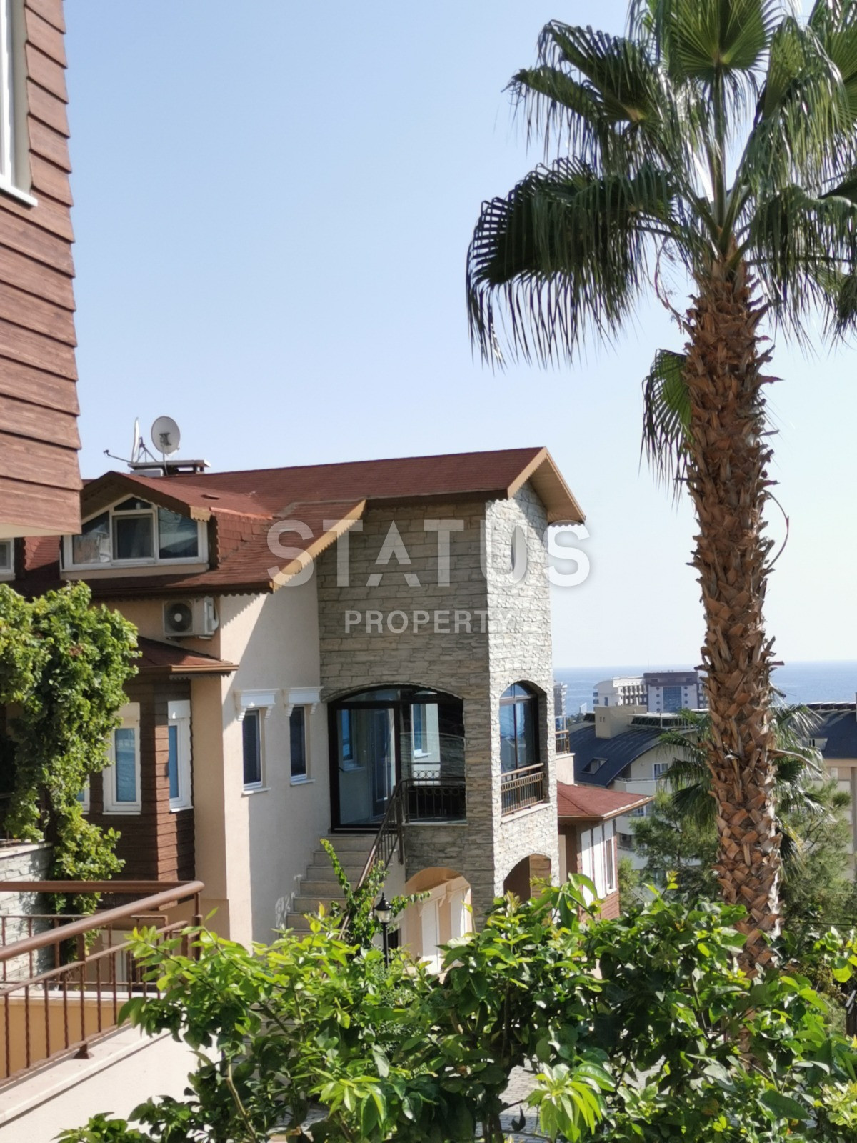 Пентхаус с шикарным видом на море в элитном комплексе вилл, 200 м до моря в Авсалларе, 140 кв м фото 18