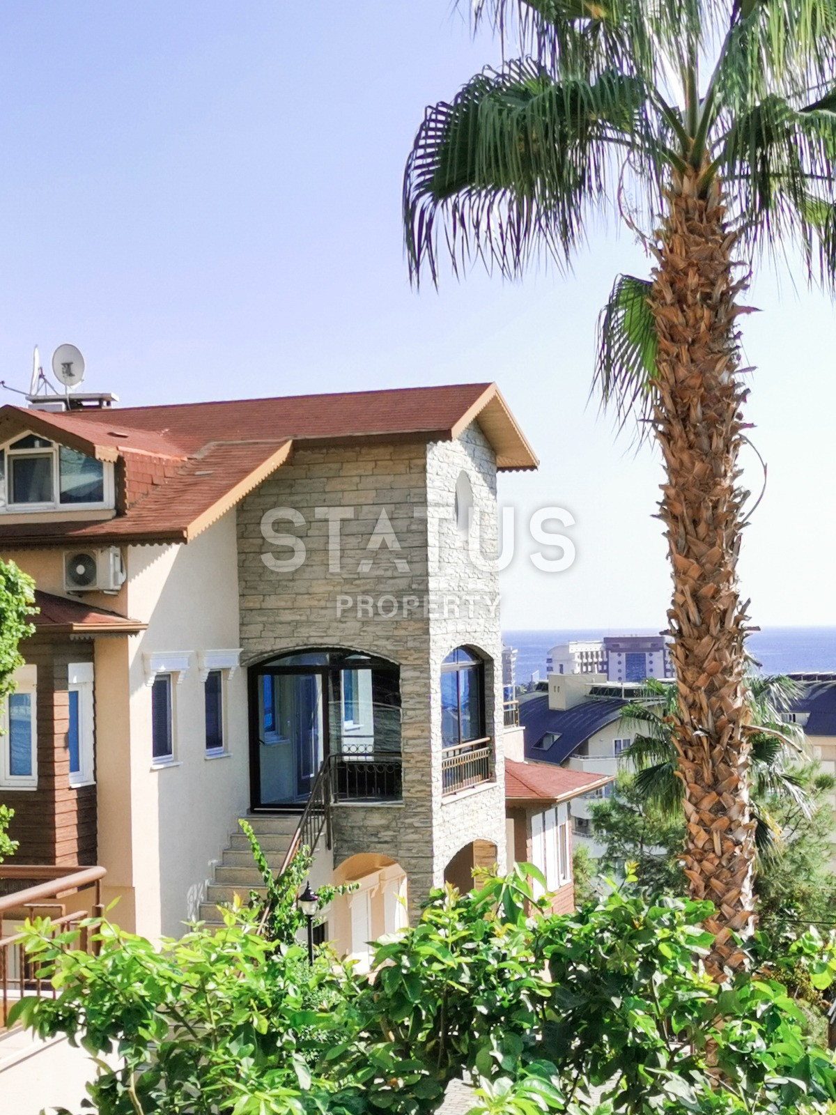 Пентхаус с шикарным видом на море в элитном комплексе вилл, 200 м до моря в Авсалларе, 140 кв м фото 20