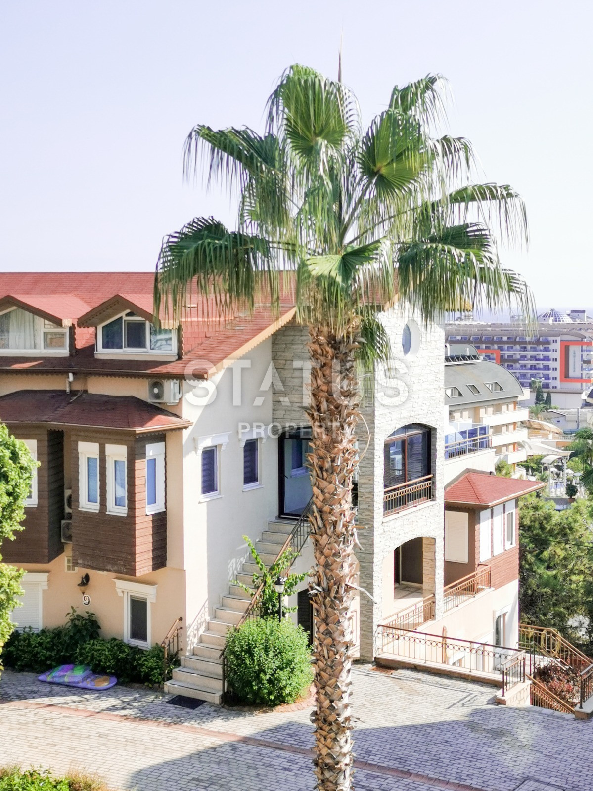 Пентхаус с шикарным видом на море в элитном комплексе вилл, 200 м до моря в Авсалларе, 140 кв м фото 21