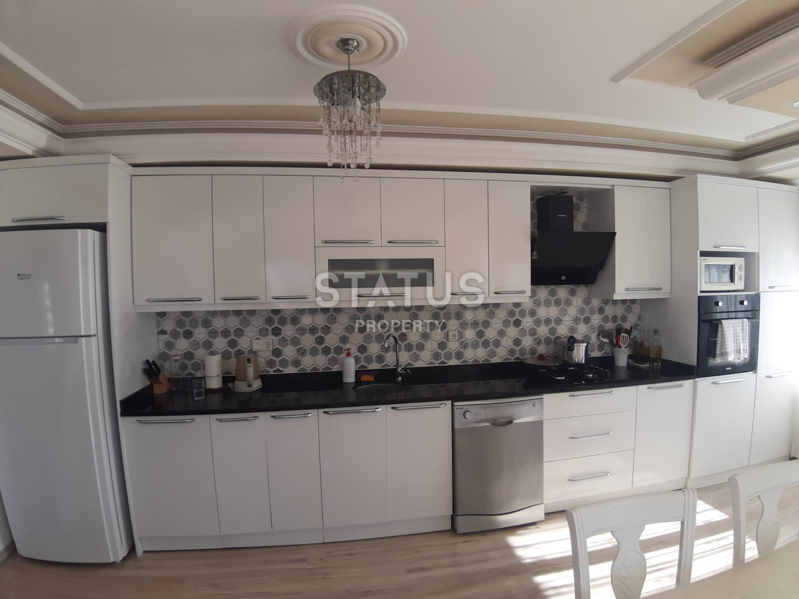 Дуплекс 4+1 с видом на море и горы в районе Махмутлар, 220 кв.м. фото 3