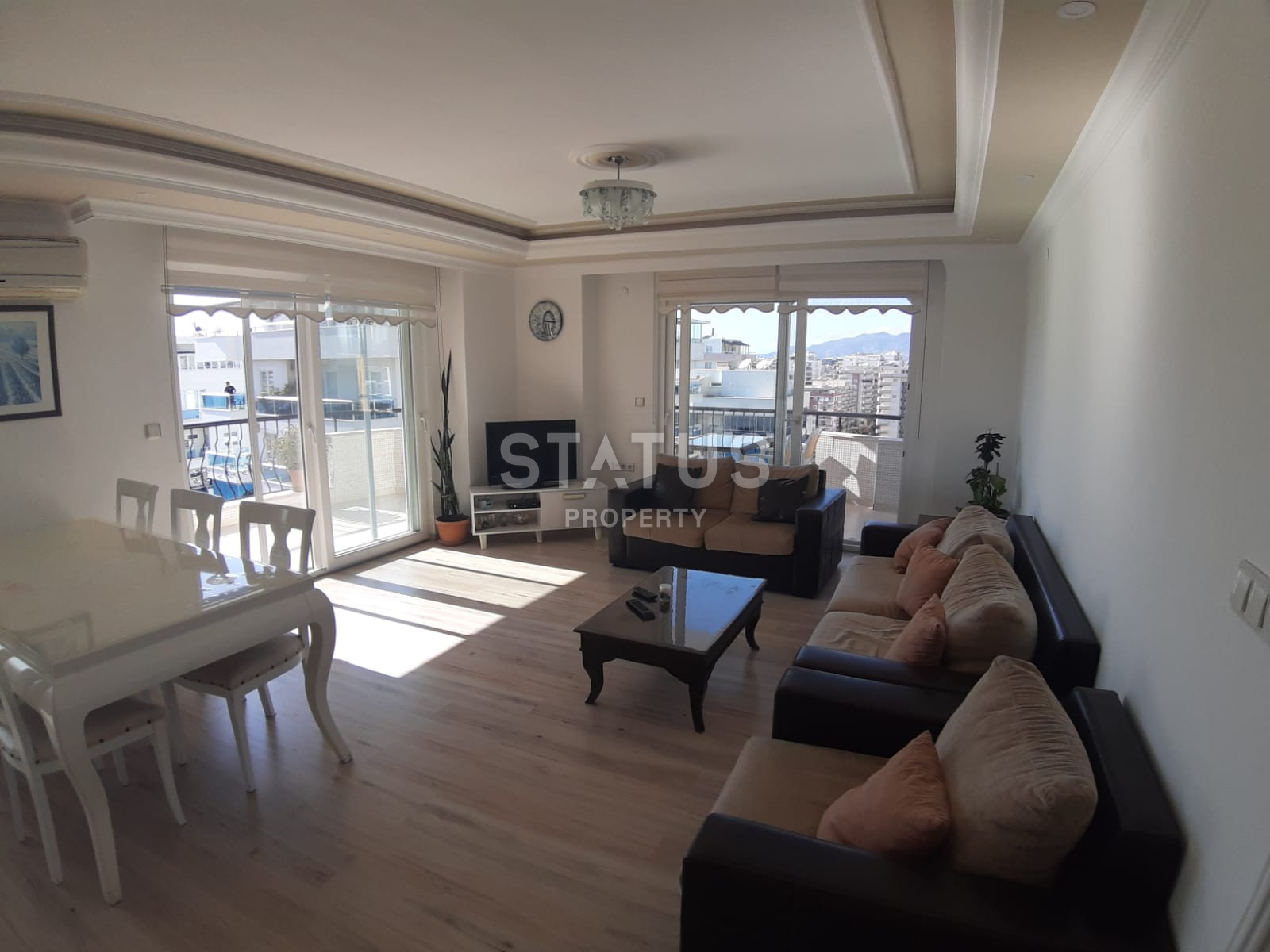 Дуплекс 4+1 с видом на море и горы в районе Махмутлар, 220 кв.м. фото 12