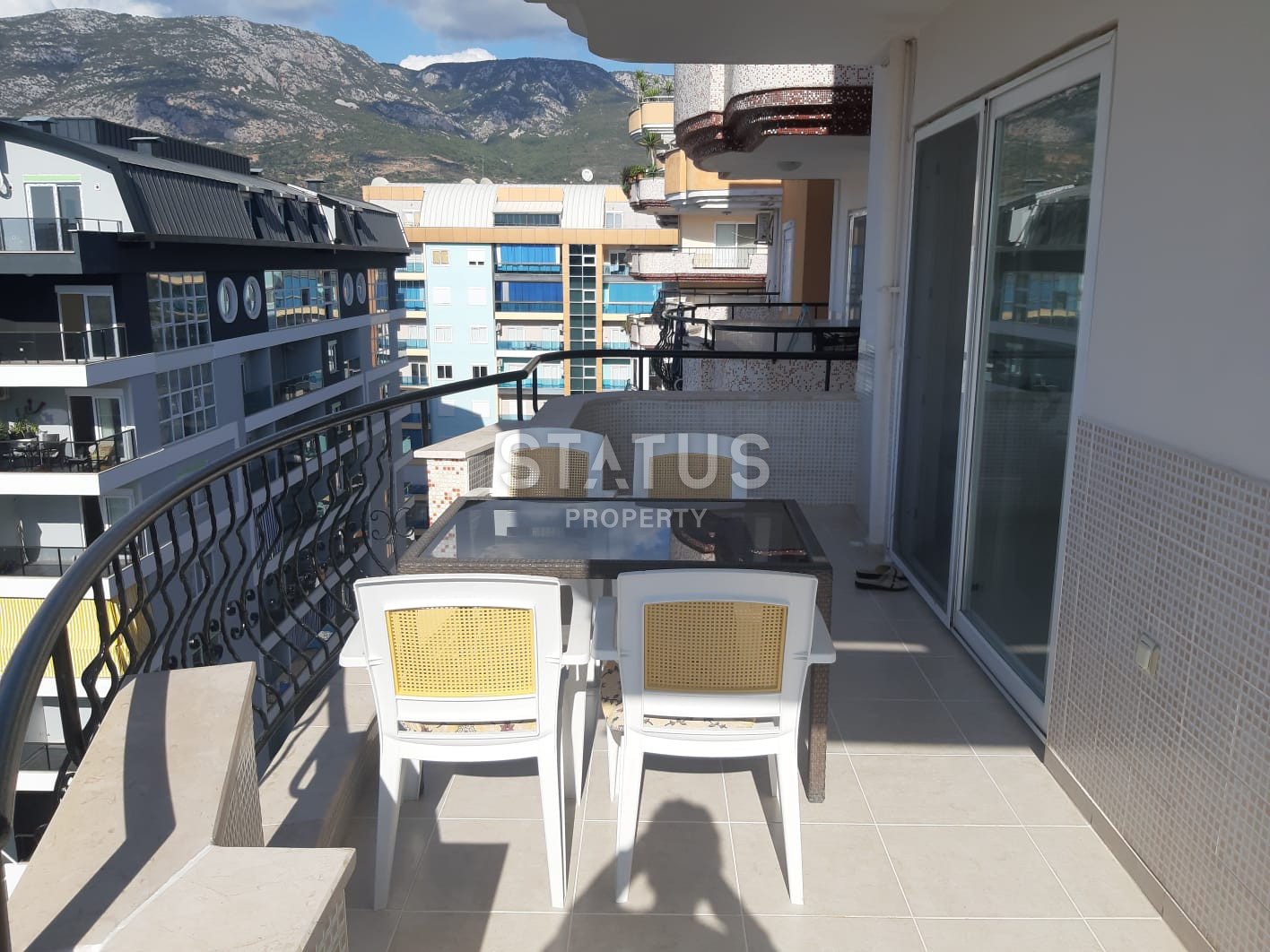 Дуплекс 4+1 с видом на море и горы в районе Махмутлар, 220 кв.м. фото 17