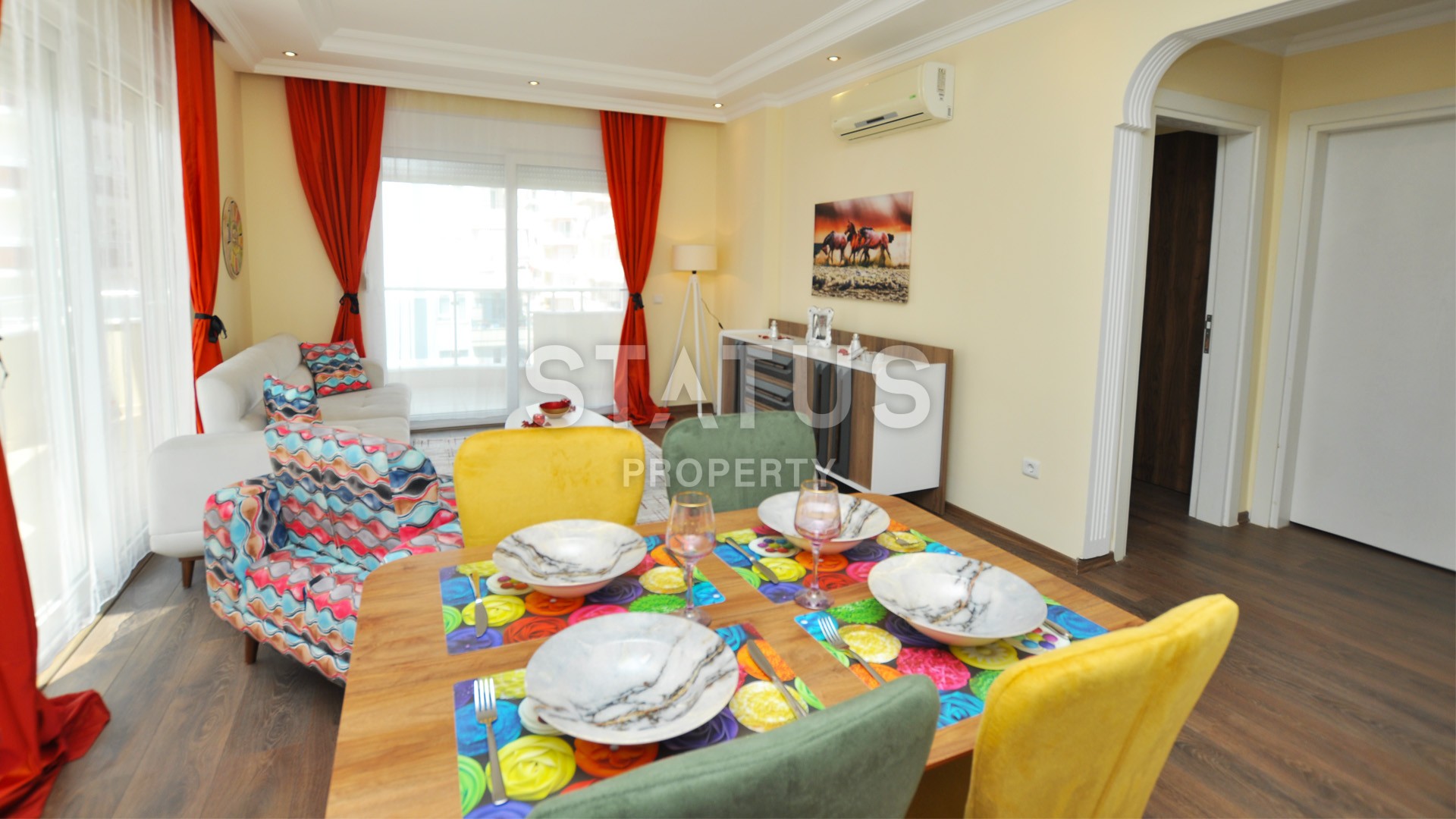 Трехкомнатная квартира с мебелью по СУПЕР цене в центре Мамхутларе. 110 кв.м. фото 3