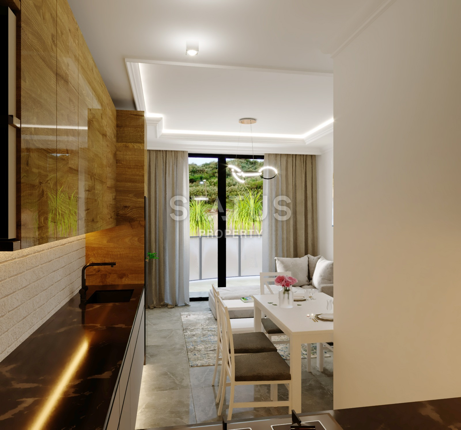 Investment project in Mahmutlar, apartments with sea and mountain views, 53-78 m2 фото 8