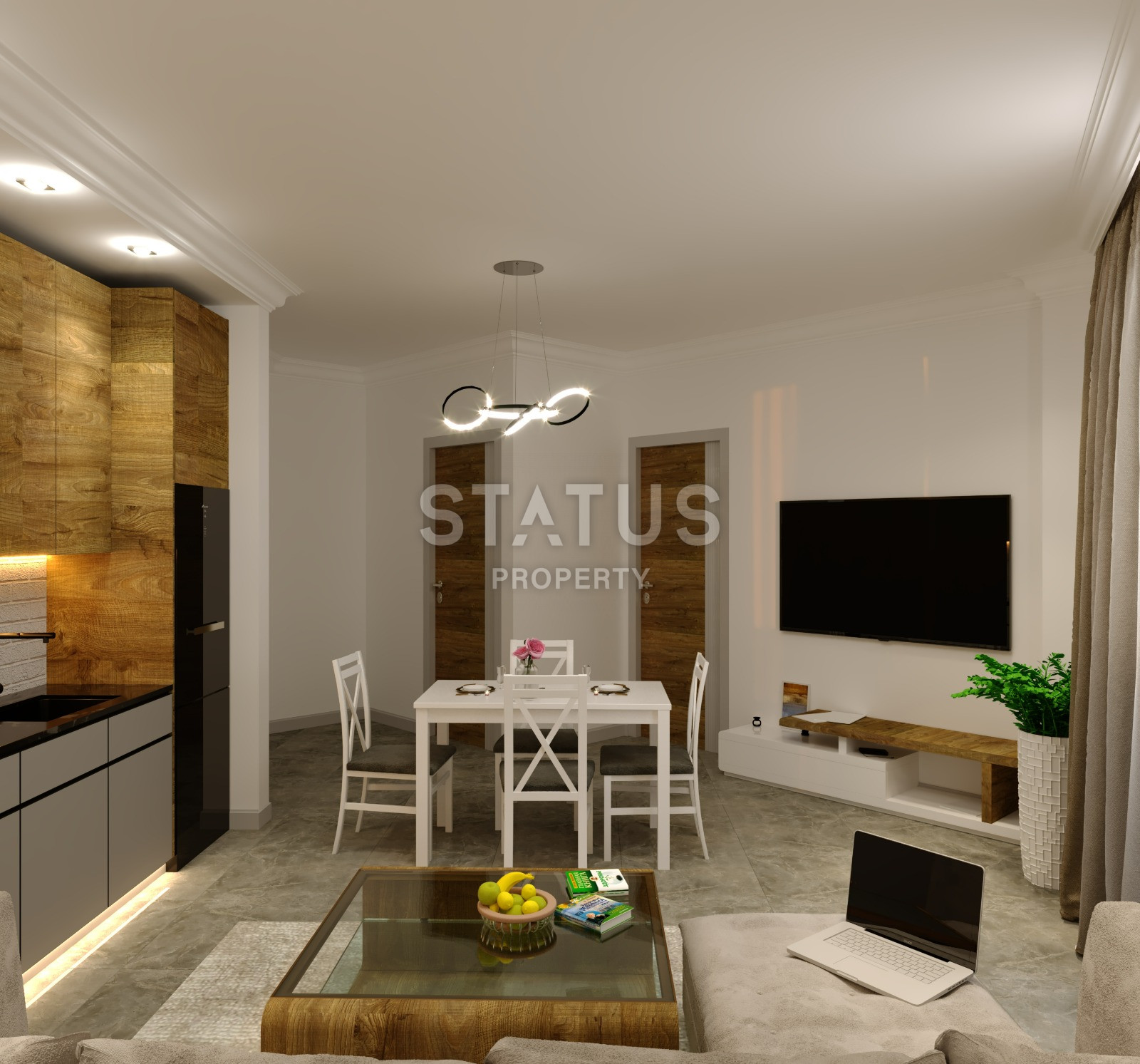 Investment project in Mahmutlar, apartments with sea and mountain views, 53-78 m2 фото 24