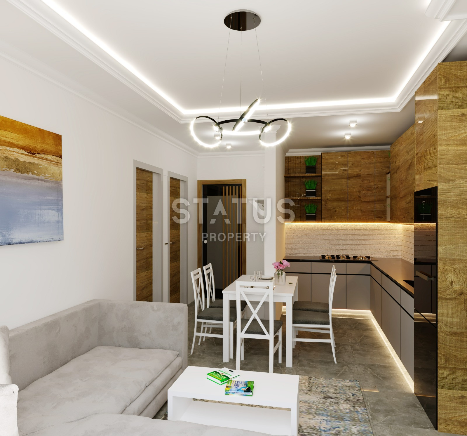 Investment project in Mahmutlar, apartments with sea and mountain views, 53-78 m2 фото 28