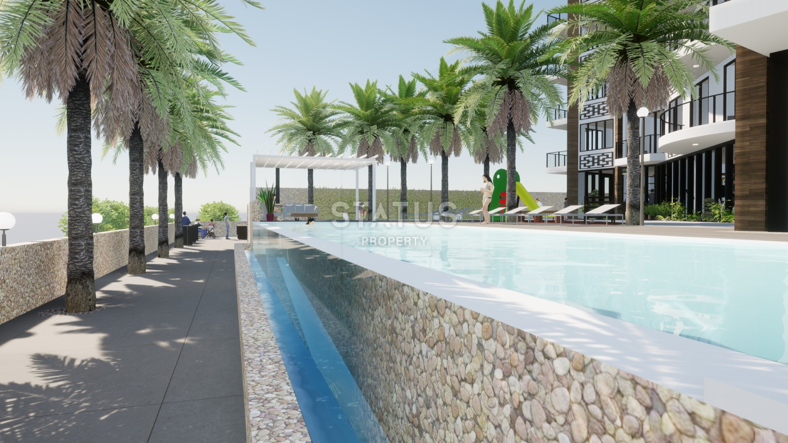 Investment project in Mahmutlar, apartments with sea and mountain views, 53-78 m2 фото 30