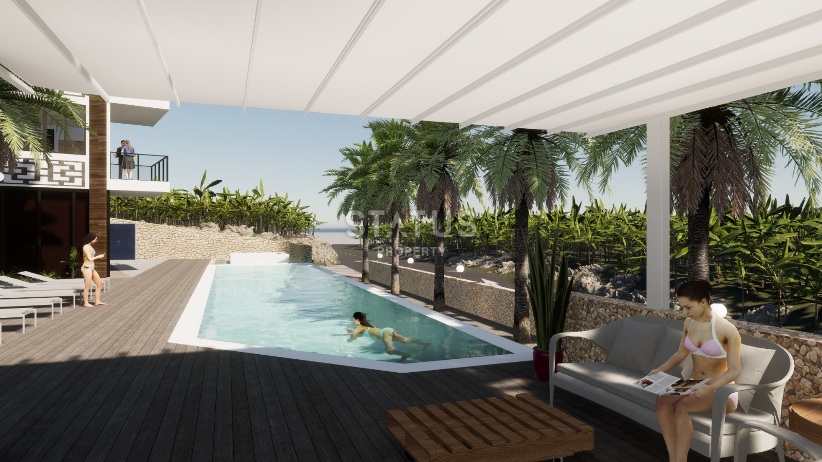 Investment project in Mahmutlar, apartments with sea and mountain views, 53-78 m2 фото 32