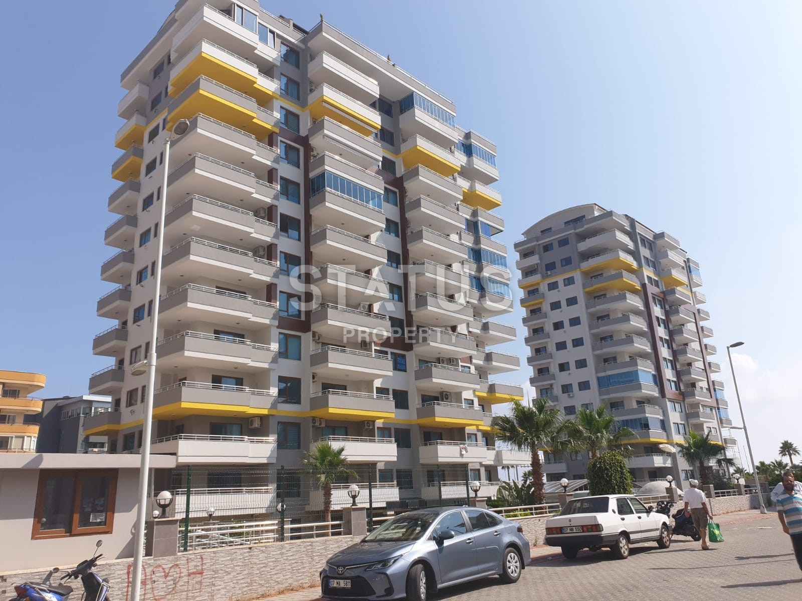 Апартаменты с видом на море 2+1 в 100 м от Средиземного моря, 115 кв. м. фото 2
