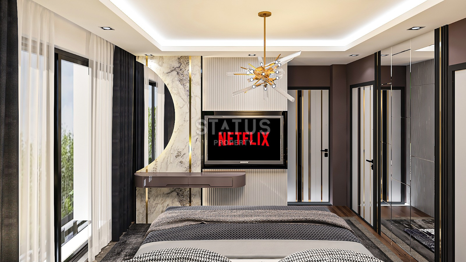 Elite complex of villas in the Bektas area,+Turkish citizenship 182-251 m2 фото 32