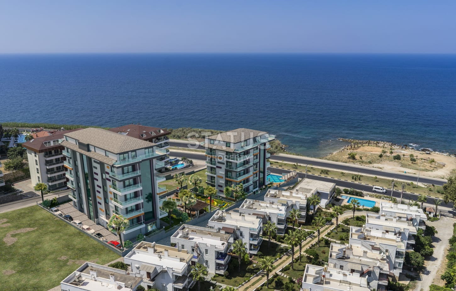 Апартаменты 1+1, на первой береговой линии, в районе Каргыджак, 80 кв.м. фото 12