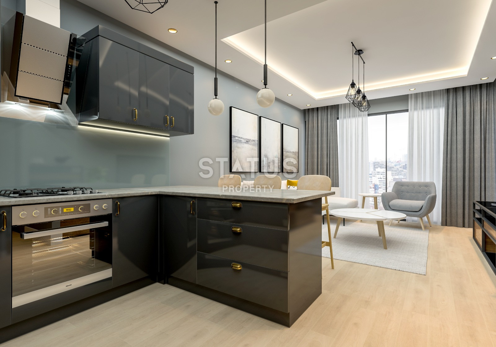 Инвестиционный проект в городе МЕРСИН! Квартиры с видом на море: 1+1 – 62 кв м, 2+1 – 83 кв м. фото 10