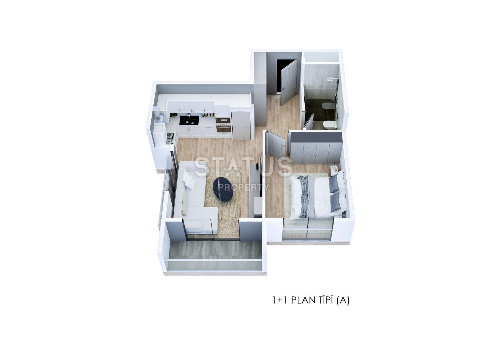 Инвестиционный проект в городе МЕРСИН! Квартиры с видом на море: 1+1 – 62 кв м, 2+1 – 83 кв м. фото 14