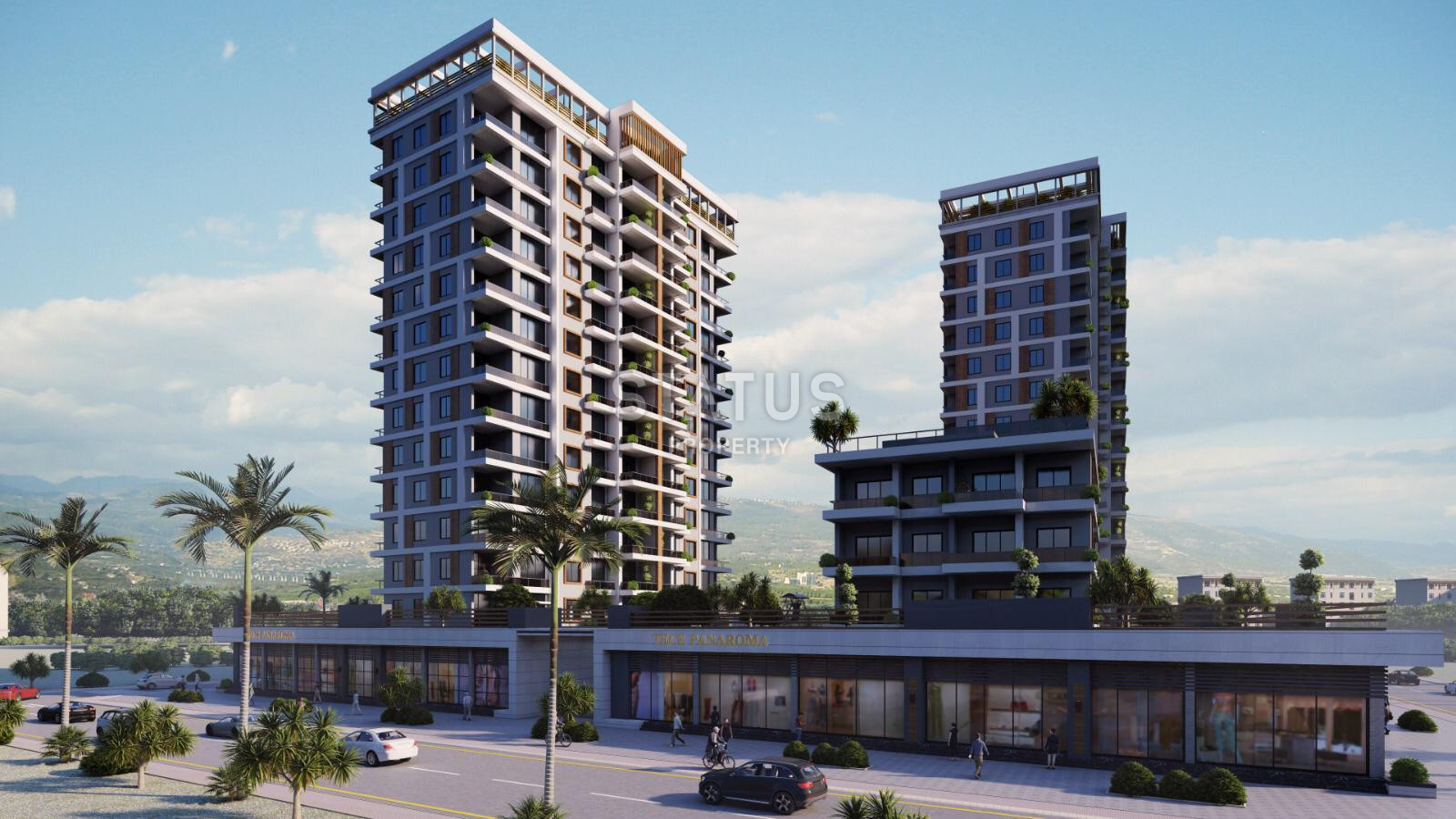 Комплекс на стадии строительства с видовыми квартирами 2+1 – 110 кв м, 3+1 – 120 кв м в районе Тедже, Мерсин. фото 11