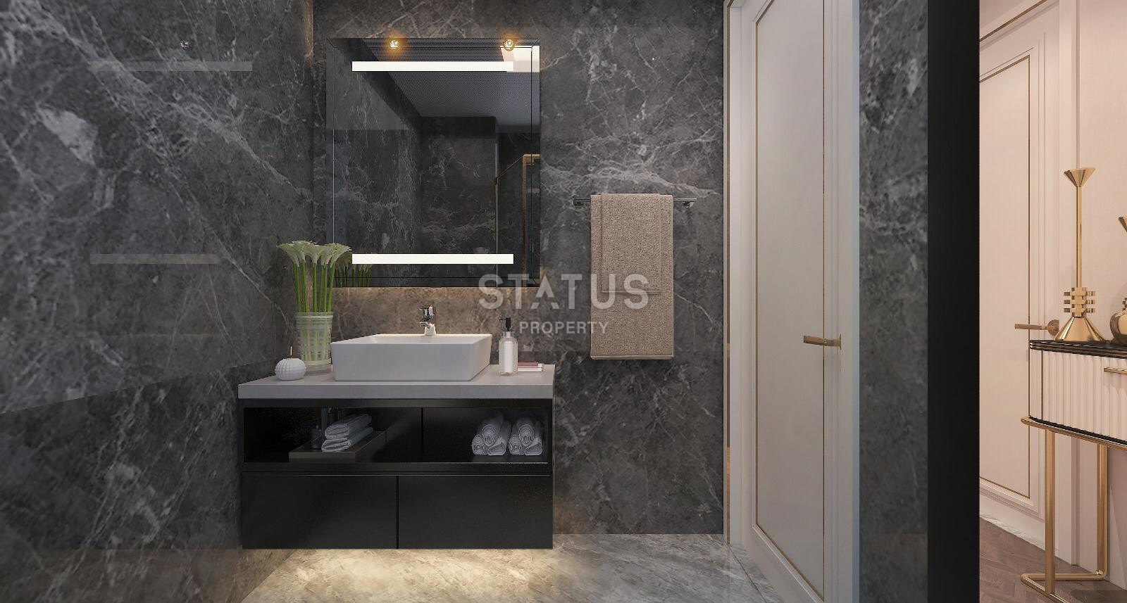 Комплекс на стадии строительства с видовыми квартирами 2+1 – 110 кв м, 3+1 – 120 кв м в районе Тедже, Мерсин. фото 19