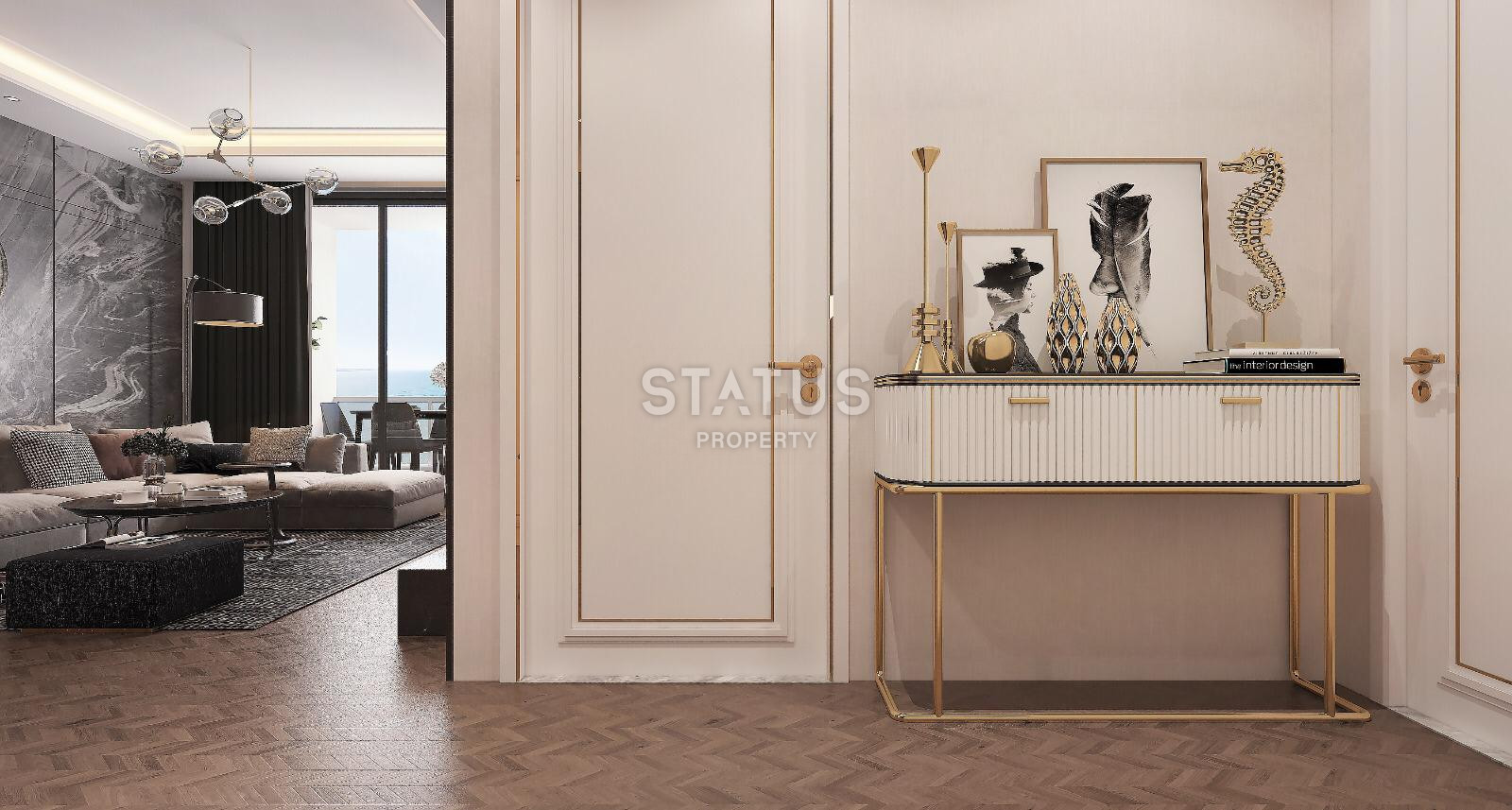 Комплекс на стадии строительства с видовыми квартирами 2+1 – 110 кв м, 3+1 – 120 кв м в районе Тедже, Мерсин. фото 21