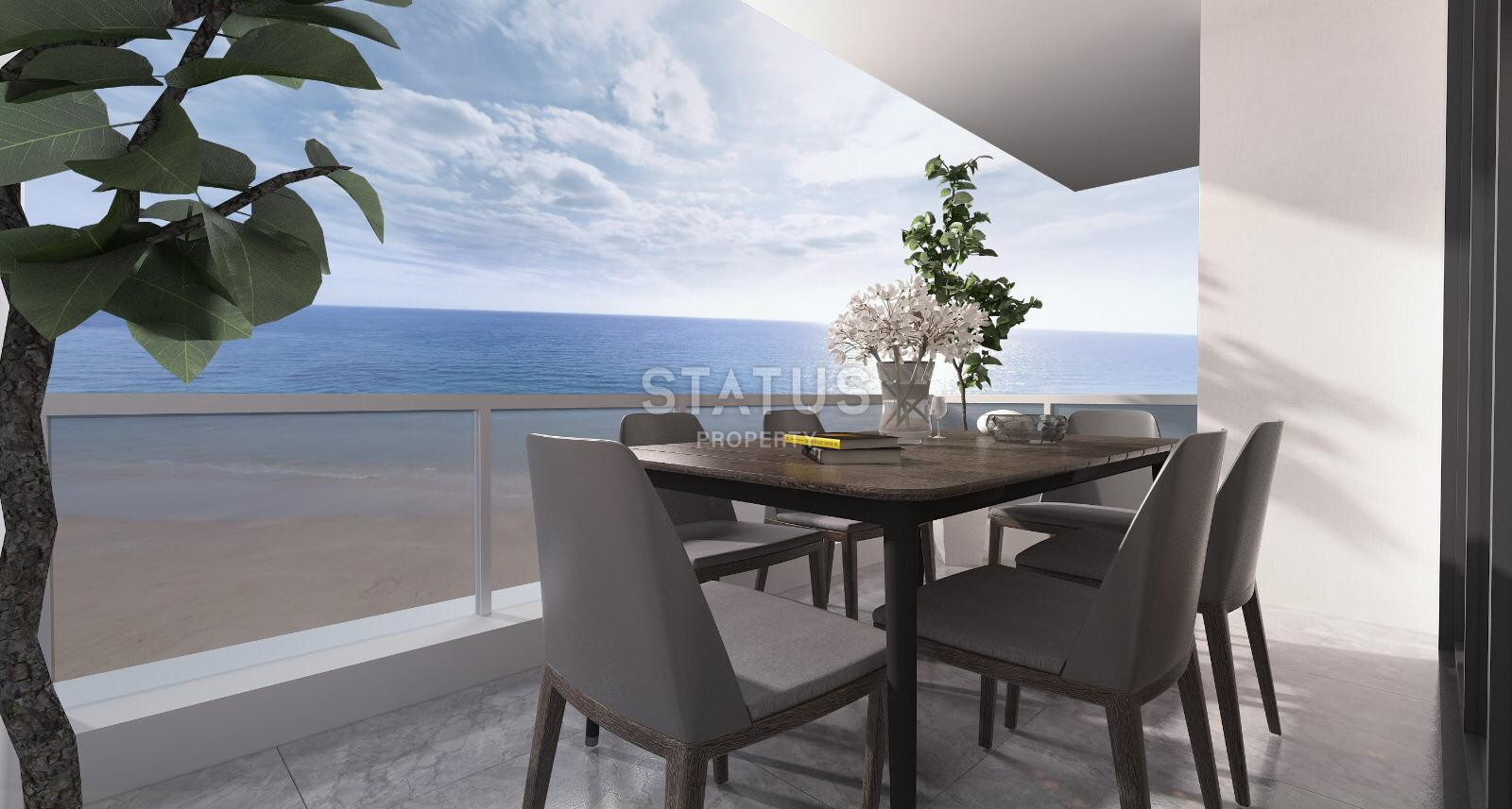 Комплекс на стадии строительства с видовыми квартирами 2+1 – 110 кв м, 3+1 – 120 кв м в районе Тедже, Мерсин. фото 29