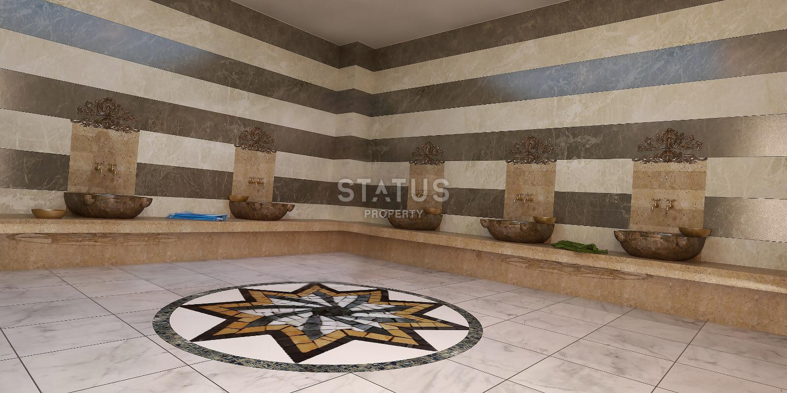 Комплекс на стадии строительства с видовыми квартирами 2+1 – 110 кв м, 3+1 – 120 кв м в районе Тедже, Мерсин. фото 35