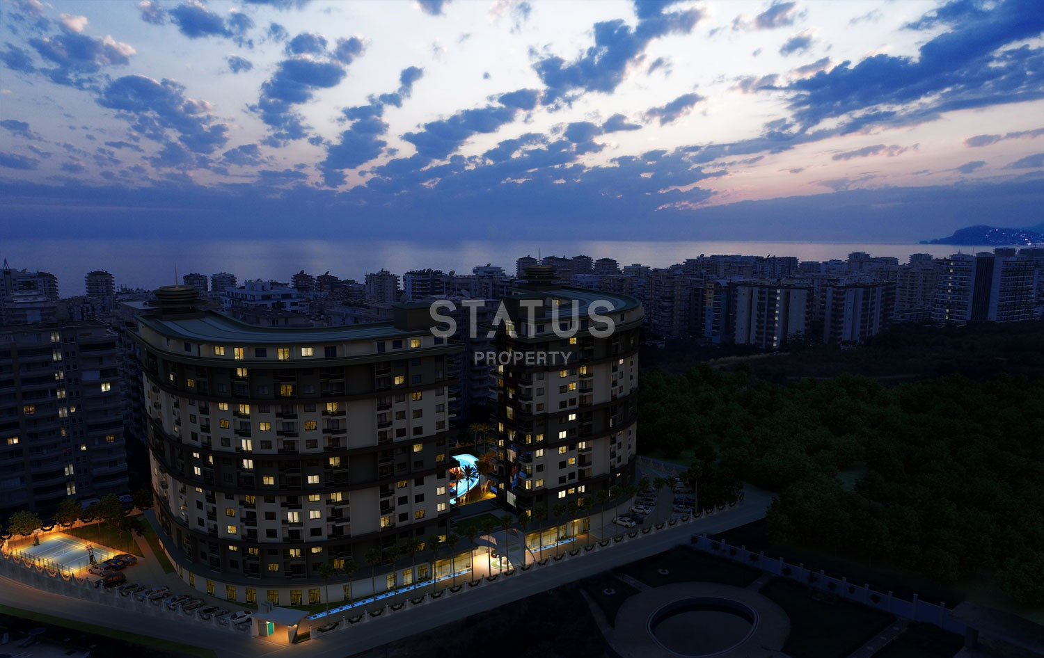 Апартаменты 1+1 в элитном комплексе класса люкс в районе Махмутлар, 50 кв.м. фото 7