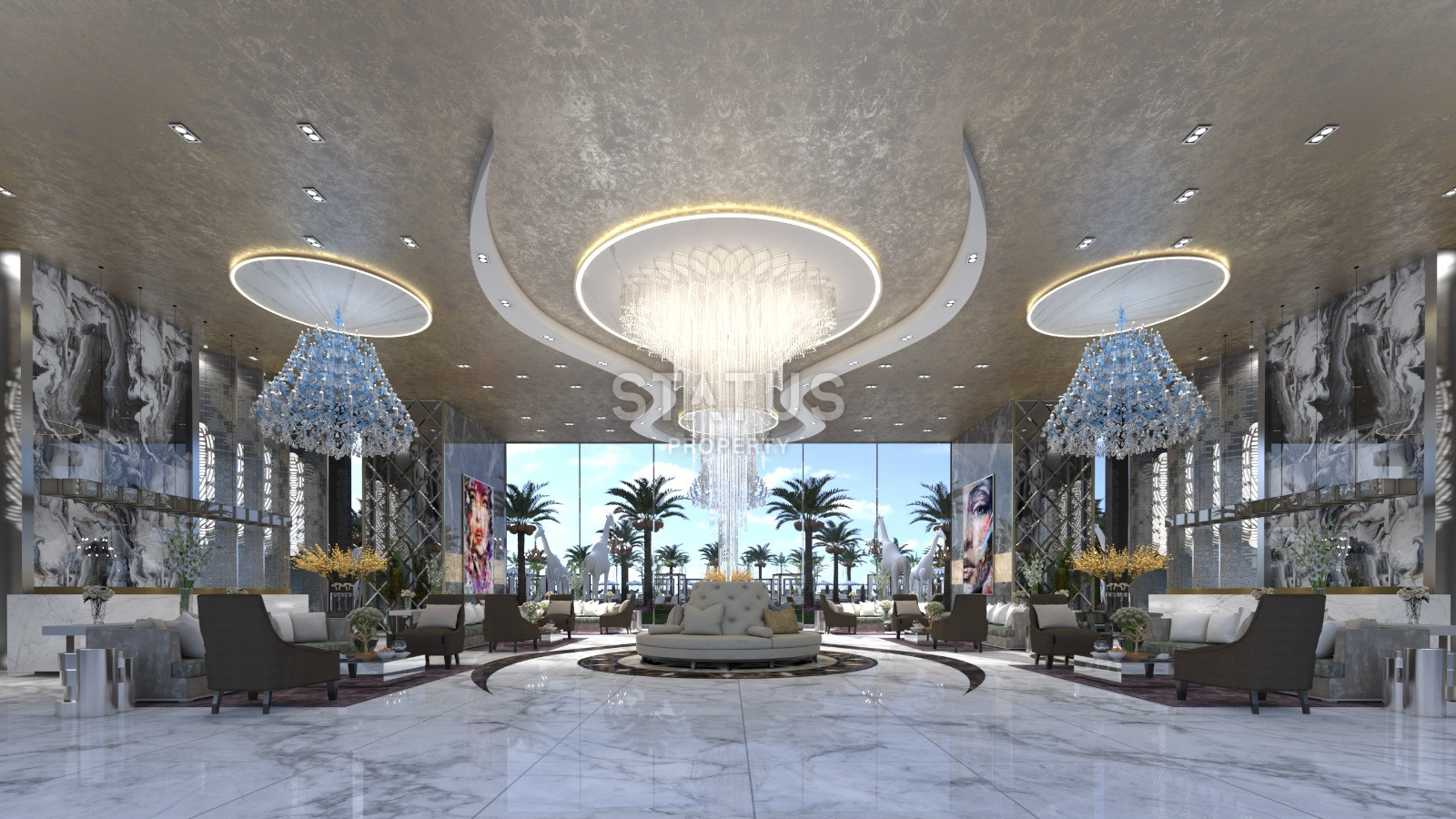 Апартаменты 1+1 в элитном комплексе класса люкс в районе Махмутлар, 50 кв.м. фото 18