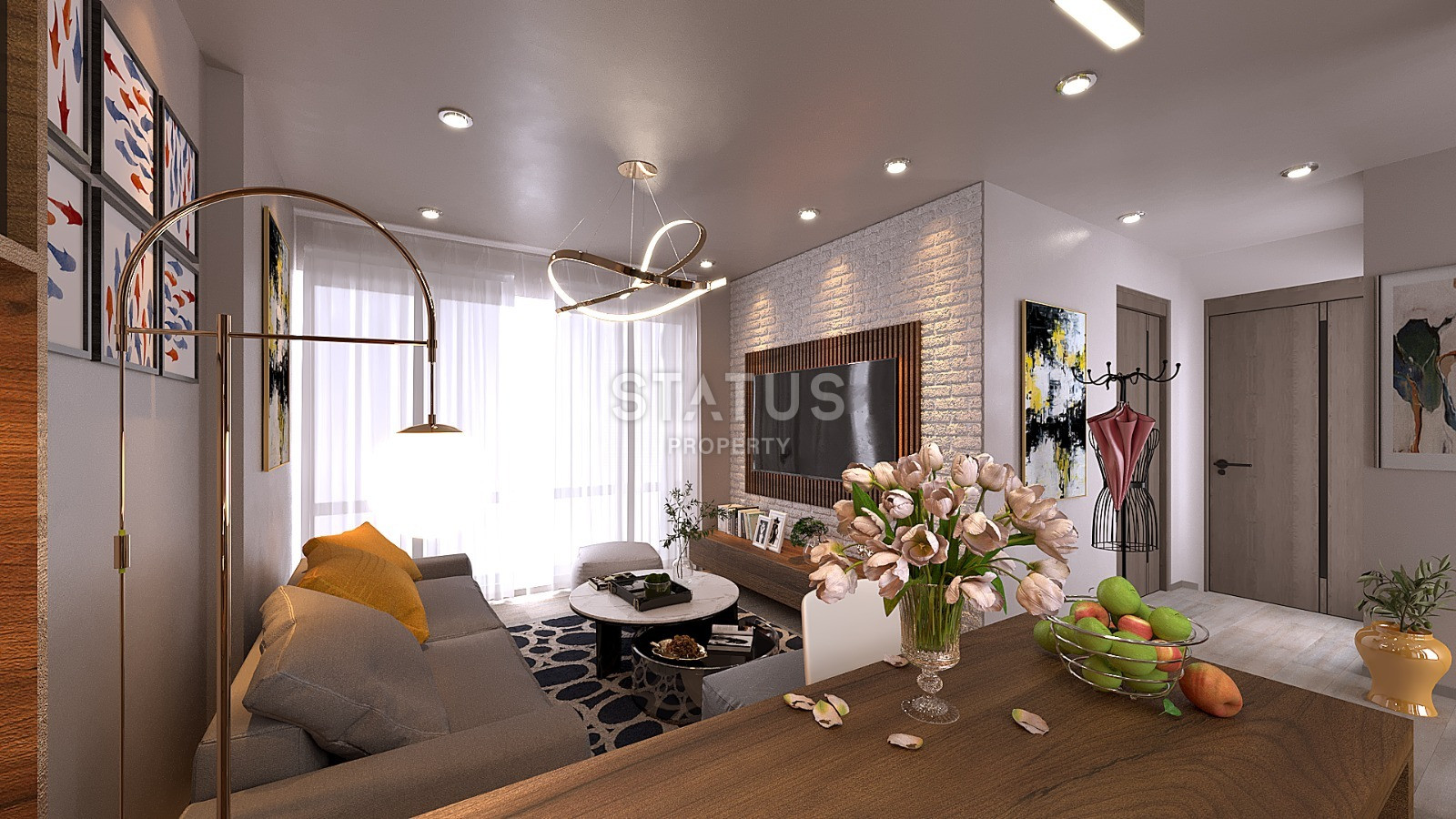 Инвестиционный проект на стадии строительства в районе Енишехир, Мерсин. 1+1 – 60 кв м, 2+1 – 80 кв м фото 19