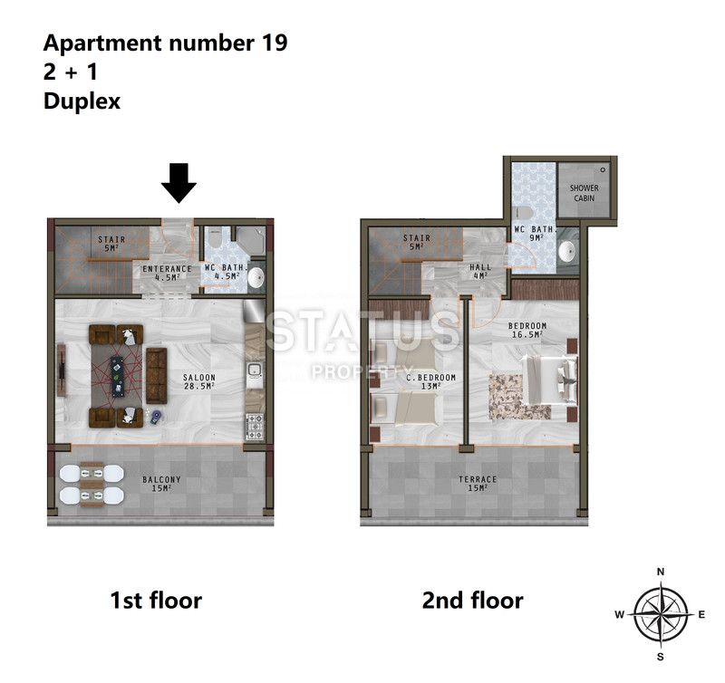 На этапе котлована апартаменты в Каргыджаке, от 60-214 м2 фото 54