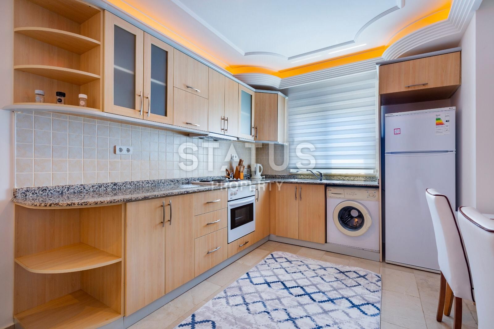 Квартира с новой мебелью и красивым видами в комплексе с бассейном в Махмутларе 135 кв.м. фото 4