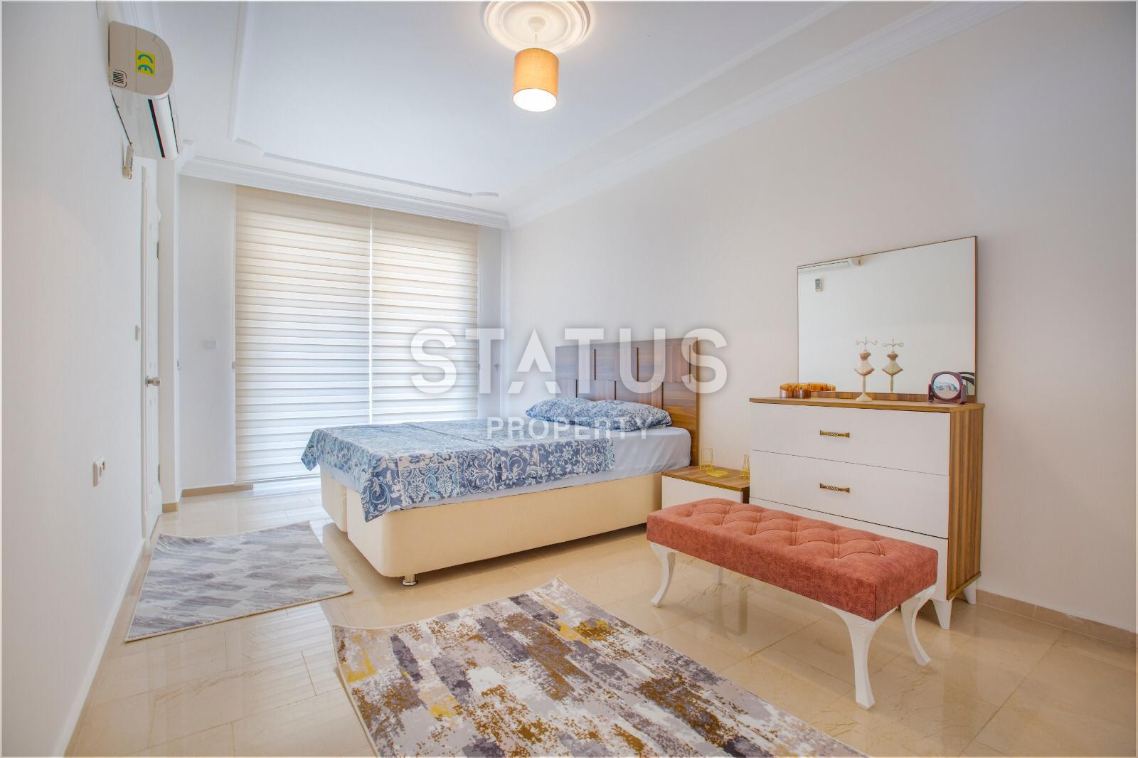 Квартира с новой мебелью и красивым видами в комплексе с бассейном в Махмутларе 135 кв.м. фото 14