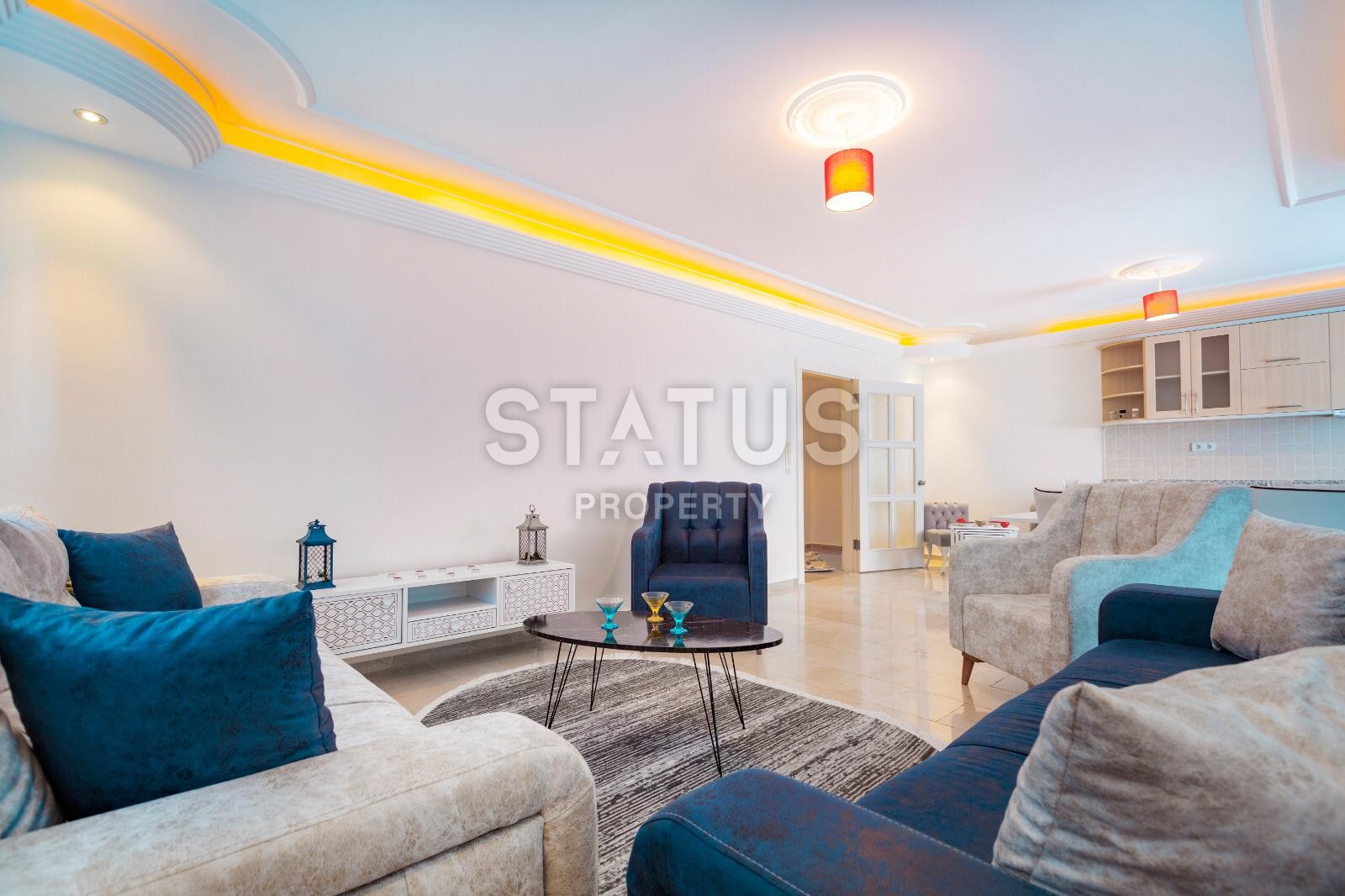 Квартира с новой мебелью и красивым видами в комплексе с бассейном в Махмутларе 135 кв.м. фото 17