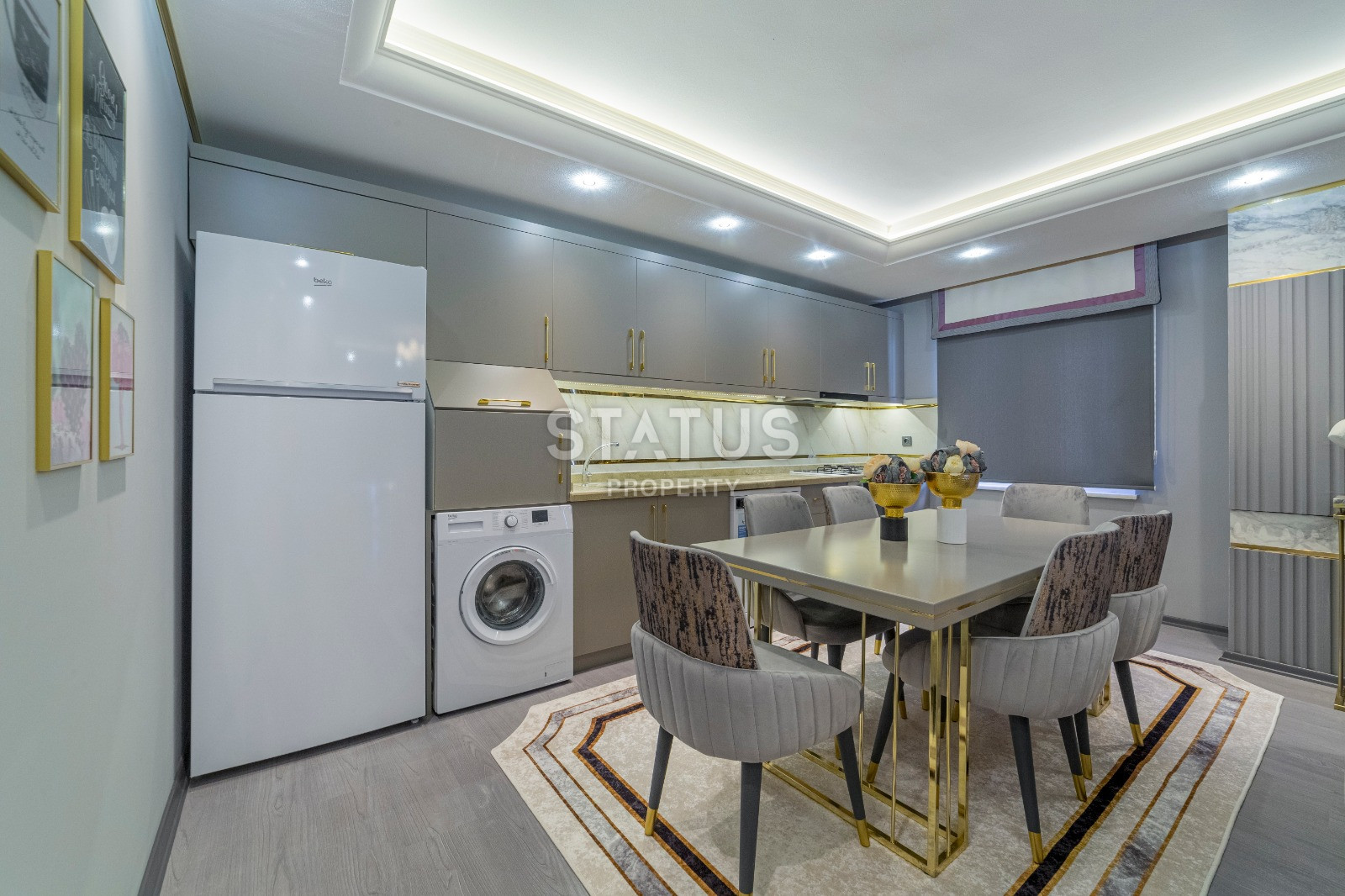 Апартаменты 2+1, в 300 метрах от моря, в районе Махмутлар, 130 кв.м. фото 4