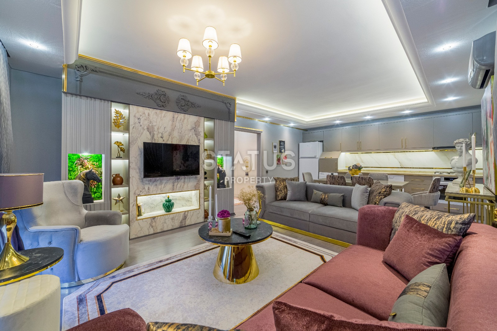 Апартаменты 2+1, в 300 метрах от моря, в районе Махмутлар, 130 кв.м. фото 6